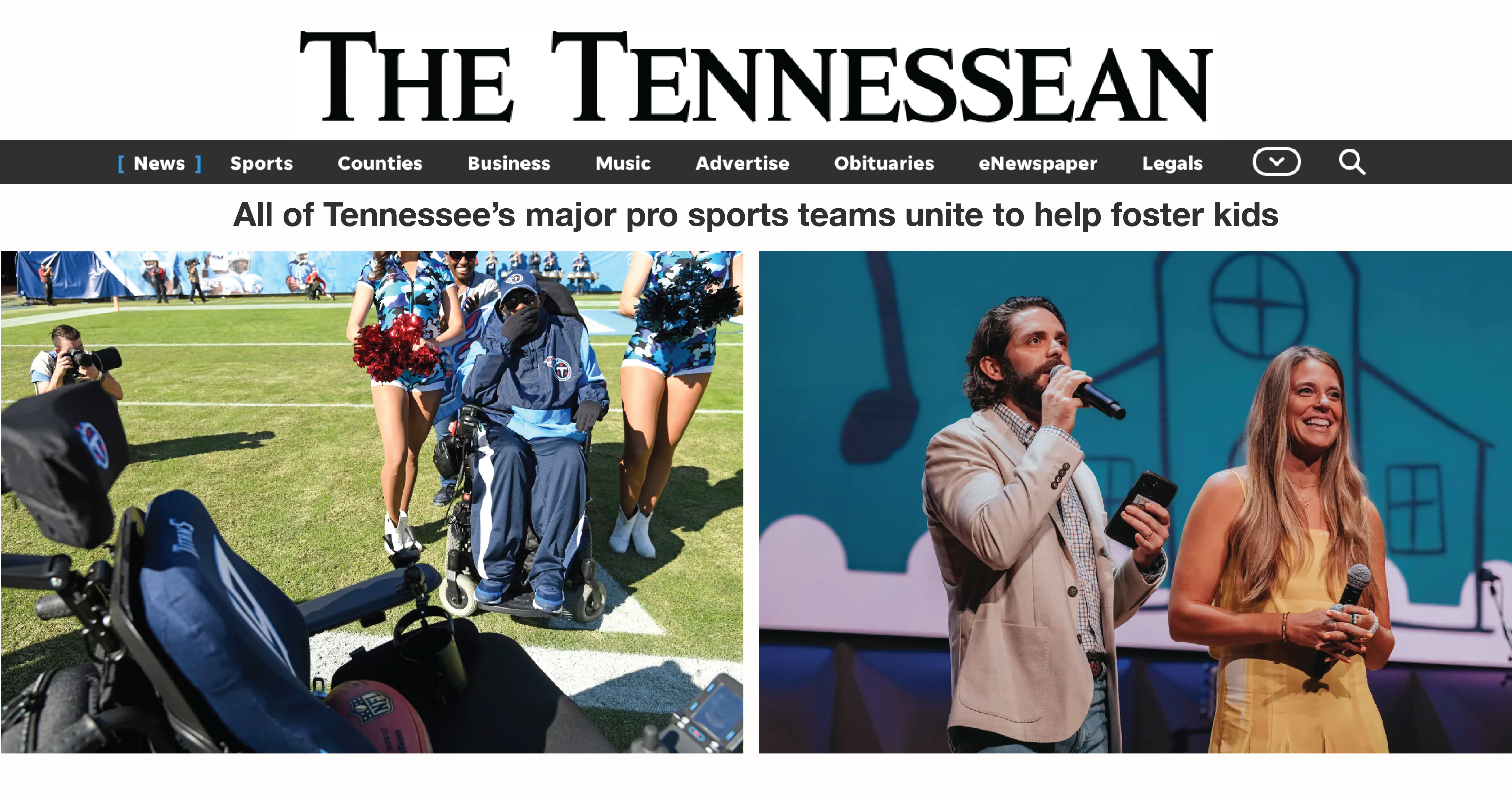 When Teams Come Together, Kids Win: Tennessee’s Pro Sports Join Forces with Every Child TN to Support Kids in Foster Care
